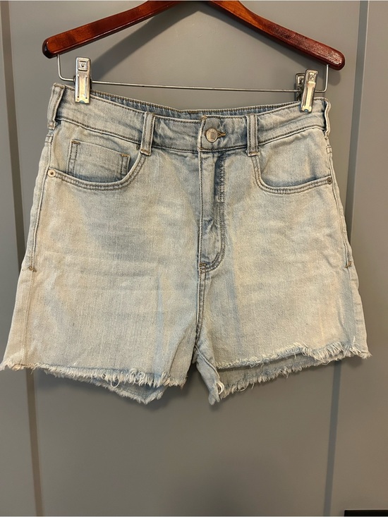 Pilcro Pants - Pilcro Light Wash Denim Women's High-Rise Shorts by